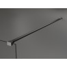 Mexen Kioto Sprchová stena Walk-in 130 x 200 cm, biela ombre 8 mm, gun metal - 800-130-101-95-86
