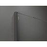 Mexen Kioto sprchová stena Walk-in 150 x 200 cm, biela ombre 8 mm, gun metal - 800-150-101-95-86