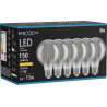 Mexen Vintis 6x LED žiarovka s vláknom E27, G80, 2W, Teplá - 2200K, 150 lm, dymová - L155-E27-0222-70x06