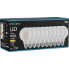 Mexen Vintis 10x LED filamentová žiarovka E27, G80, 8W, Teplá - 2700K, 1055 lm, číra - L155-E27-0827-00x10