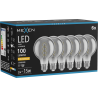 Mexen Vintis 6x Žiarovka filament špirála LED E27, G80, 2W, Teplá - 2200K, 100 lm, smoke - L165-E27-0222-70x06