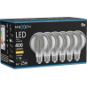Mexen Vintis 6x Žiarovka filament špirála LED E27, G80, 6W, Teplá - 2700K, 400 lm, dymová - L165-E27-0627-70x06