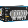 Mexen Vintis 6x Žiarovka filament špirála LED E27, G80, 8W, Teplá - 2200K, 450 lm, dymová - L165-E27-0822-70x06