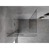Mexen Mist-F skladacia sprchová kabína ľavá 90 x 90 cm, transparentná, chróm - 8A6T-090-090-01-00-L