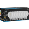 Mexen Vintis 10x žiarovka filament LED E27, G95, 8W, Teplá - 2700K, 1055 lm, číra - L157-E27-0827-00x10