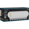 Mexen Vintis 10x žiarovka filament LED E27, G95, 10W, Neutrálna - 4000K, 1320 lm, číra - L157-E27-1040-00x10