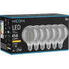 Mexen Vintis 6x žiarovka filament špirála LED E27, G95, 8W, Teplá - 2200K, 450 lm, dymová - L167-E27-0822-70x06