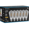 Mexen Vintis 6x Žiarovka filament LED E27, ST64, 4W, Teplá - 2200K, 300 lm, dymová - L152-E27-0422-70x06