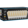 Mexen Vintis 10x Žiarovka filament LED E27, ST64, 4W, Teplá - 2700K, 400 lm, jantárová - L152-E27-0427-50x10