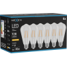 Mexen Vintis 6x LED filamentová žiarovka E27, ST64, 6W, Teplá - 2200K, 720 lm, číra - L152-E27-0622-00x06