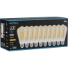Mexen Vintis 10x LED žiarovka s vláknom E27, ST64, 6W, Teplá - 2200K, 600 lm, jantárová - L152-E27-0622-50x10