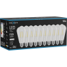 Mexen Vintis 10x žiarovka filament LED E27, ST64, 6W, Neutrálna - 4000K, 720 lm, clear - L152-E27-0640-00x10