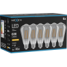Mexen Vintis 6x Žiarovka filament LED E27, ST64, 8W, Teplá - 2200K, 600 lm, maskáčová - L152-E27-0822-70x06