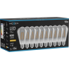 Mexen Vintis 10x Žiarovka filament LED E27, ST64, 8W, Teplá - 2200K, 600 lm, dymová - L152-E27-0822-70x10