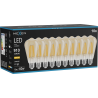 Mexen Vintis 10x Žiarovka filament LED E27, ST64, 10W, Teplá - 2700K, 910 lm, jantárová - L152-E27-1027-50x10
