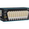 Mexen Vintis 10x Žiarovka filament spirála LED E27, ST64, 6W, Teplá - 2200K, 530 lm, jantárová - L162-E27-0622-50x10