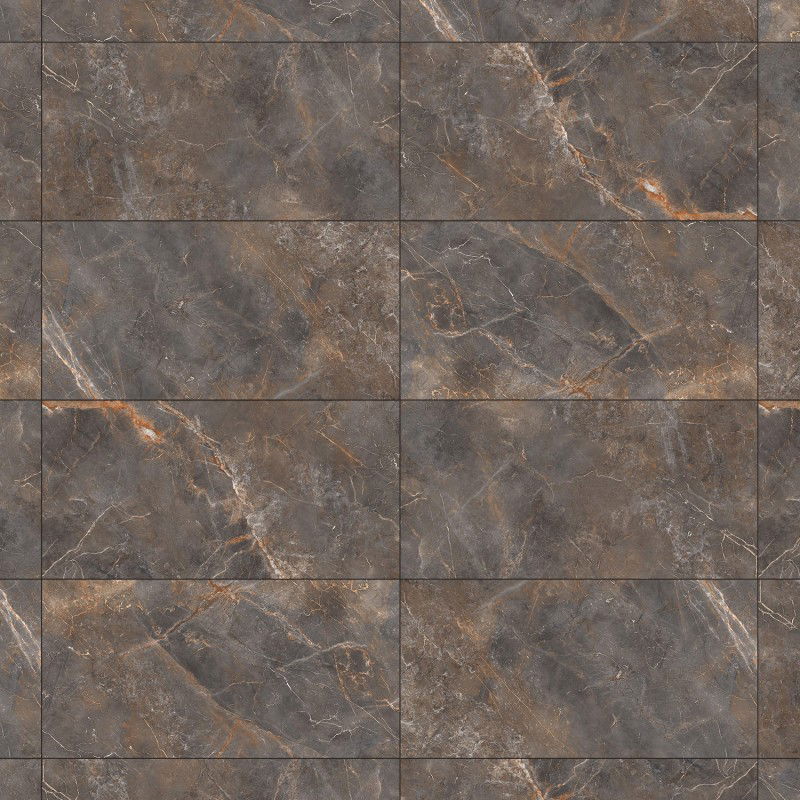 Mexen Visby Copper glazovaný rekt. G1, podlahová-stenová dlaždica 120 x 60 cm, carving - TL428-120-060-03