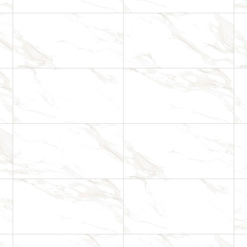 Mexen Luton Bianco glazovaný gres rekt. G1, podlahová a nástenná dlaždica 120 x 60 cm, lesk - TL113-120-060-00