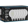 Mexen Vintis 6x Žiarovka filament LED E27, G125, 8W, Neutrálna - 4000K, 1055 lm, číra - L158-E27-0840-00x06