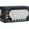 Mexen Vintis 6x Žiarovka filament LED E27, G125, 12W, Neutrálna - 4000K, 1560 lm, číra - L158-E27-1240-00x06