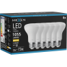 Mexen Nova 6x LED žiarovka E27, R63, 10W, Teplá - 3000K, 1055 lm - L104-E27-1030-01x06