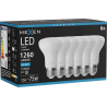 Mexen Nova 6x Žiarovka LED E27, R63, 12W, Studená - 6500K, 1260 lm - L104-E27-1265-01x06