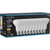 Mexen Nova 10x LED žiarovka E27, R80, 12W, Teplá - 3000K, 1260 lm - L105-E27-1230-01x10