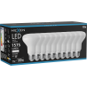 Mexen Nova 10x LED žiarovka E27, R80, 15W, Neutrálna - 4000K, 1575 lm - L105-E27-1540-01x10