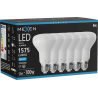 Mexen Nova 6x LED žiarovka E27, R80, 15W, Studená - 6500K, 1575 lm - L105-E27-1565-01x06