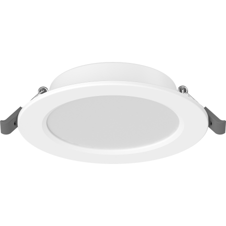 Mexen LDRR stropný panel downlight LED zapustený priemer 12 cm, 6W, Neutrálna - 4000K, 600 lm, biela - L210-012-0640-20