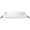 Mexen LDRR stropný panel downlight LED zapustený priemer 12 cm, 6W, Neutrálna - 4000K, 600 lm, biela - L210-012-0640-20