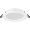 Mexen LDRR stropný panel LED downlight zapustený, priemer 12 cm, 6W, Studená - 6500K, 600 lm, biela - L210-012-0665-20