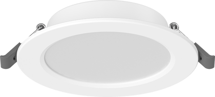 Mexen LDRR stropný panel LED downlight zapustený, priemer 12 cm, 6W, Studená - 6500K, 600 lm, biela - L210-012-0665-20