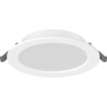 Mexen LDRR stropný panel downlight LED zapustený, priemer 14 cm, 9W, Neutrálna - 4000K, 990 lm, biela - L210-014-0940-20