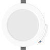 Mexen LDRR stropný panel downlight LED zapustený, priemer 14 cm, 9W, Neutrálna - 4000K, 990 lm, biela - L210-014-0940-20
