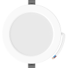 Mexen LDRR stropný panel downlight LED vstavaný fi 14 cm, 9W, Studená - 6500K, 990 lm, biely - L210-014-0965-20