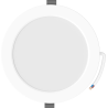 Mexen LDRR stropný panel downlight LED zapustený fi 17 cm, 12W, Neutrálny - 4000K, 1320 lm, biely - L210-017-1240-20