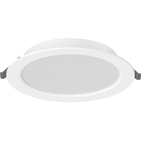 Mexen LDRR Stropný panel downlight LED zapustený fi 17 cm, 12W, Studená - 6500K, 1320 lm, biely - L210-017-1265-20