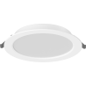Mexen LDRR Stropný panel downlight LED zapustený fi 17 cm, 12W, Studená - 6500K, 1320 lm, biely - L210-017-1265-20