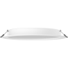 Mexen LDRR stropný panel downlight LED zapustený fi 22 cm, 18W, Neutrálna - 4000K, 1980 lm, biely - L210-022-1840-20