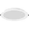 Mexen LDRR stropný panel downlight LED zapustený fi 22 cm, 18W, Neutrálna - 4000K, 1980 lm, biely - L210-022-1840-20