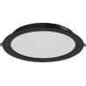 Mexen LDRR stropný panel downlight LED zapustený fi 22 cm, 18W, Neutrálna - 4000K, 1440 lm, čierny - L210-022-1840-70
