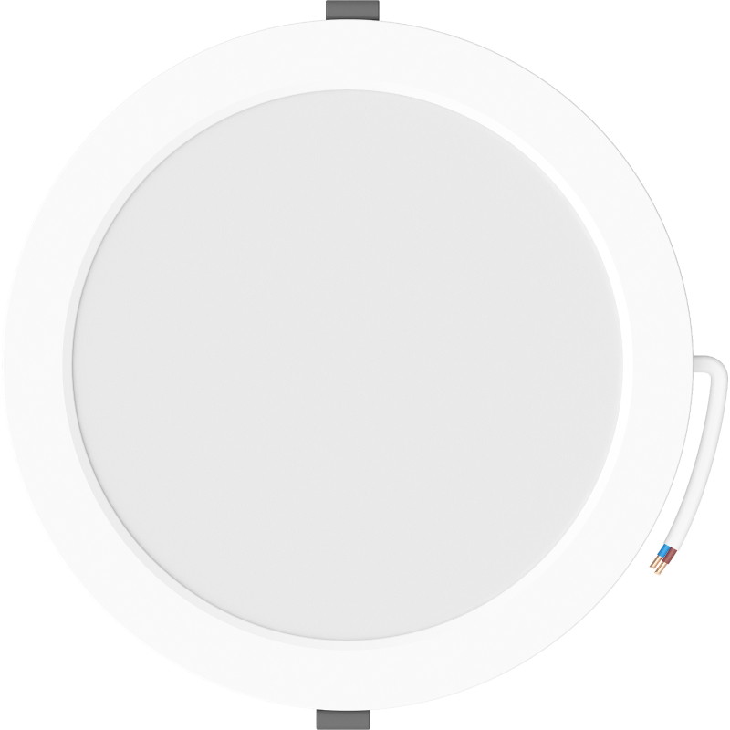 Mexen LDRR stropný panel downlight LED vstavaný fi 22 cm, 18W, Studená - 6500K, 1980 lm, biela - L210-022-1865-20