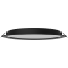 Mexen LDRR stropný panel downlight LED zapustený, priemer 30 cm, 24W, Neutrálna - 4000K, 1920 lm, čierny - L210-030-2440-70