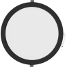 Mexen LDRR stropný panel downlight LED zapustený, priemer 30 cm, 24W, Neutrálna - 4000K, 1920 lm, čierny - L210-030-2440-70