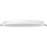 Mexen LDRR stropný panel downlight LED zapustený priemer 30 cm, 24W, Studená - 6500K, 2640 lm, biela - L210-030-2465-20