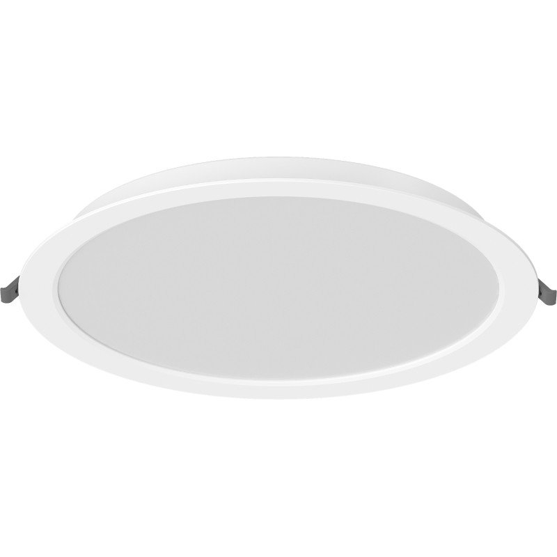 Mexen LDRR stropný panel downlight LED zapustený priemer 30 cm, 24W, Studená - 6500K, 2640 lm, biela - L210-030-2465-20