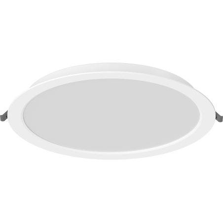 Mexen LDRR stropný panel downlight LED zapustený priemer 30 cm, 24W, Studená - 6500K, 2640 lm, biela - L210-030-2465-20