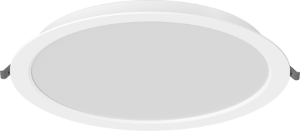 Mexen LDRR stropný panel downlight LED zapustený priemer 30 cm, 24W, Studená - 6500K, 2640 lm, biela - L210-030-2465-20