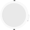 Mexen LDRR stropný panel downlight LED zapustený priemer 30 cm, 24W, Studená - 6500K, 2640 lm, biela - L210-030-2465-20